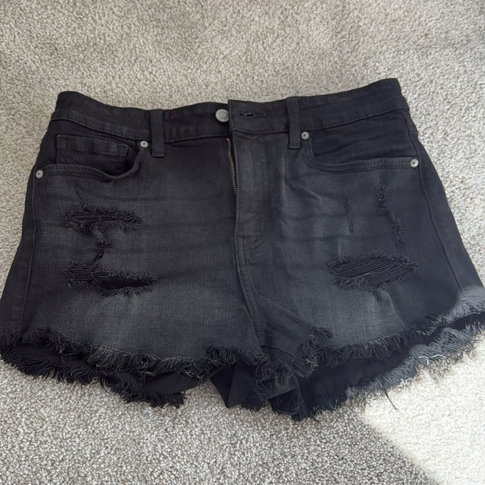 Black Jean shorts medium